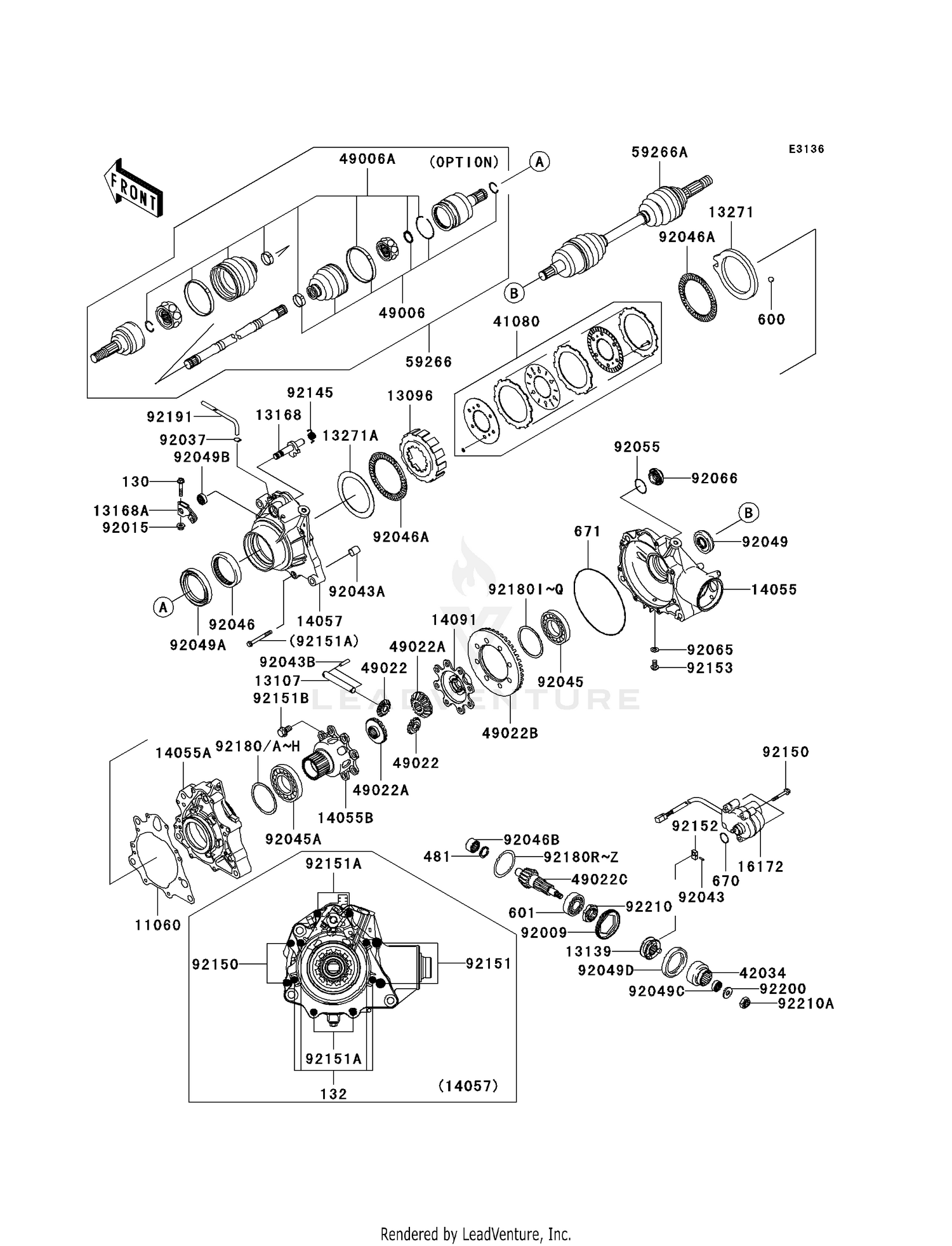 DRIVE SHAFT-FRONT