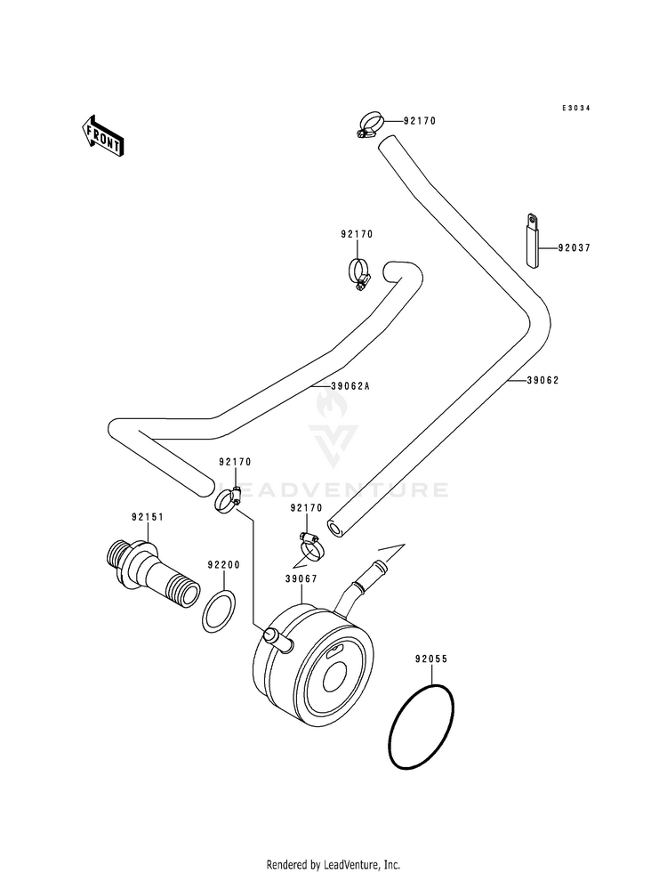 Oil Cooler Schematic