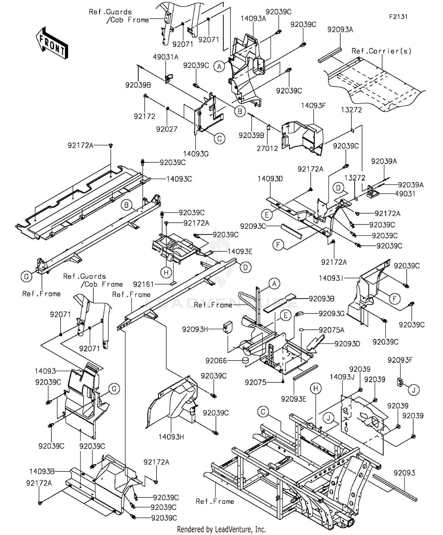 COVER,SIDE,RH,A/C MAINT. 14093-0371