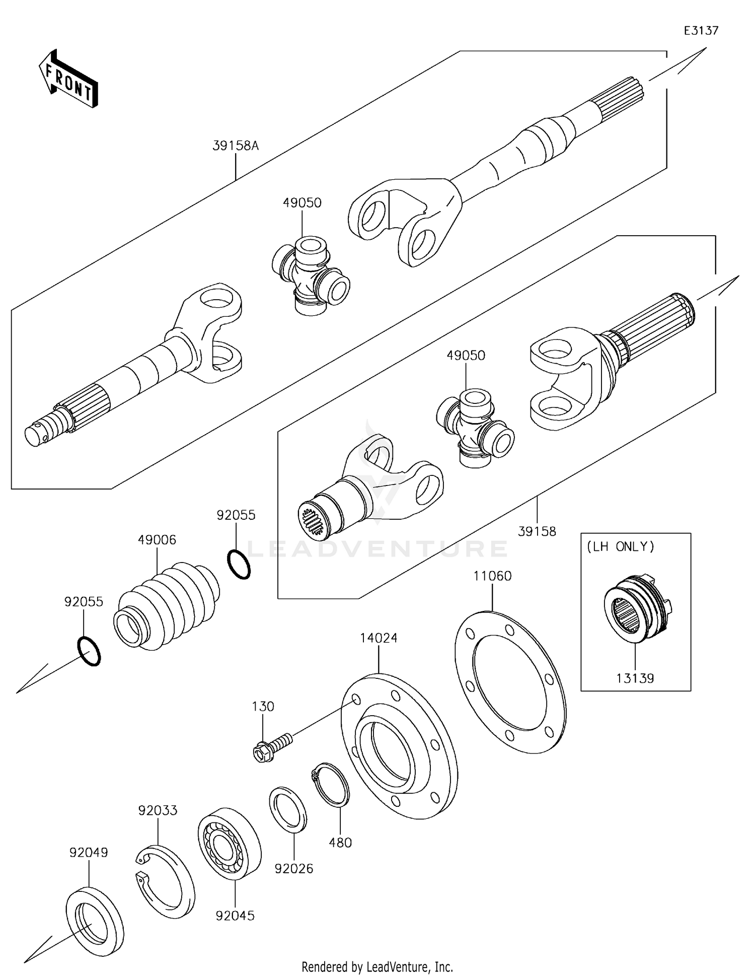 Drive Shaft-Rear