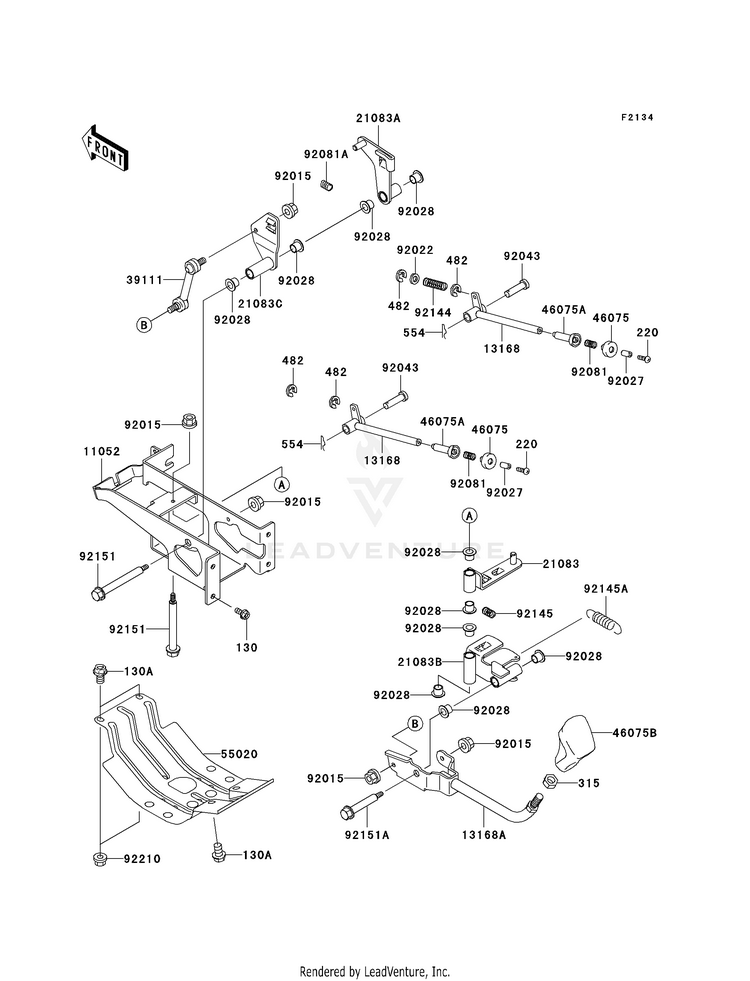 Shift Lever(S) Schematic