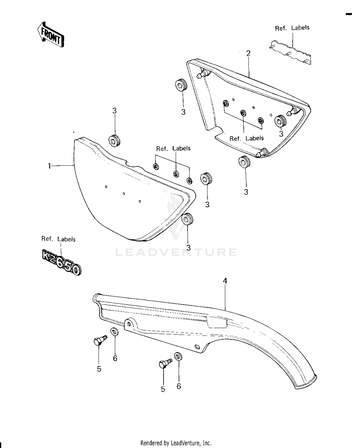 SIDE COVERS/CHAIN COVER