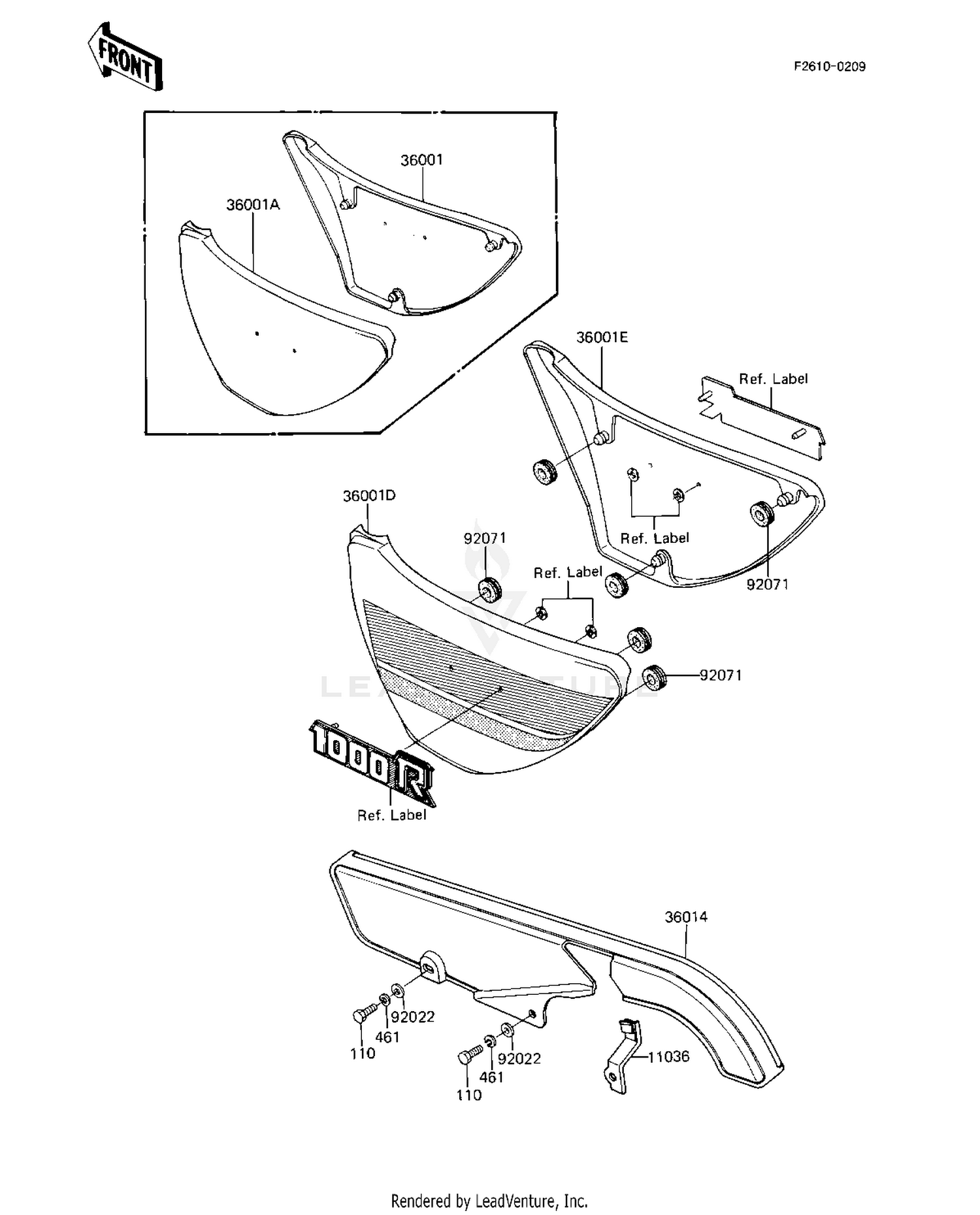 SIDE COVERS/CHAIN COVER