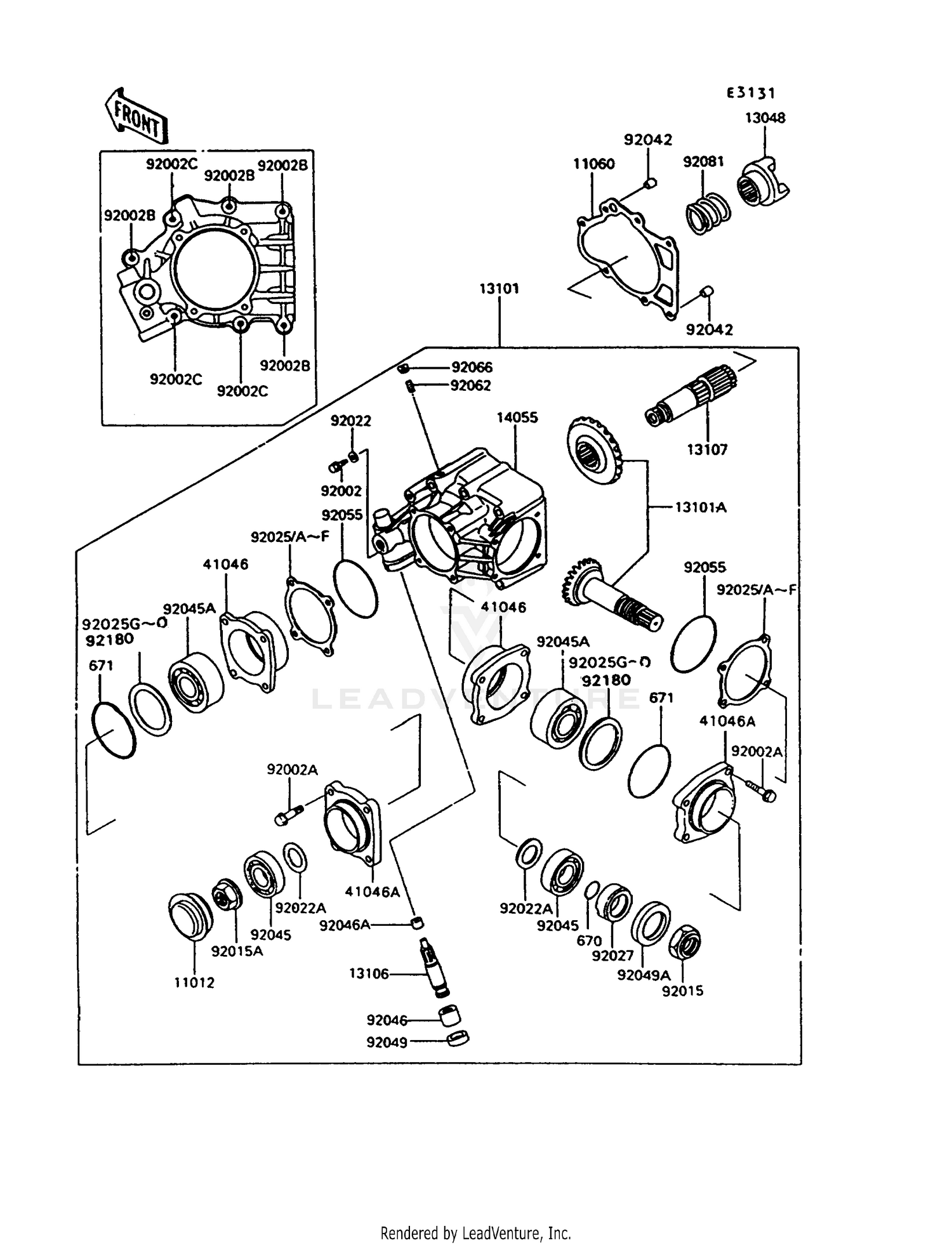 FRONT BEVEL GEAR