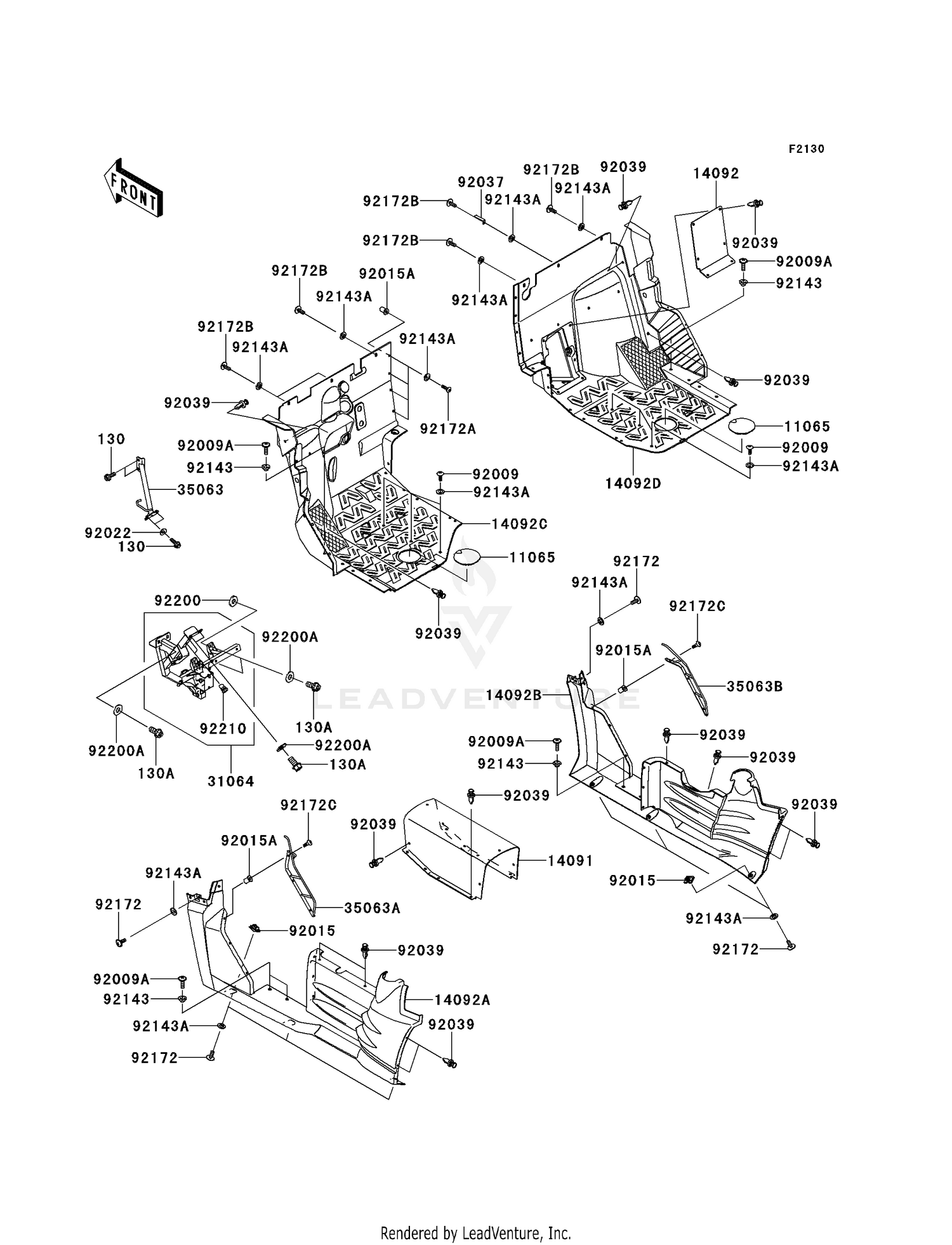 FRAME FITTINGS (FRONT)