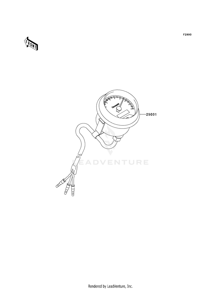 Optional Parts (Meter)(Us) KVF360CAF Prairie 360 4X4 Realtree APG HD (2010) Schematic