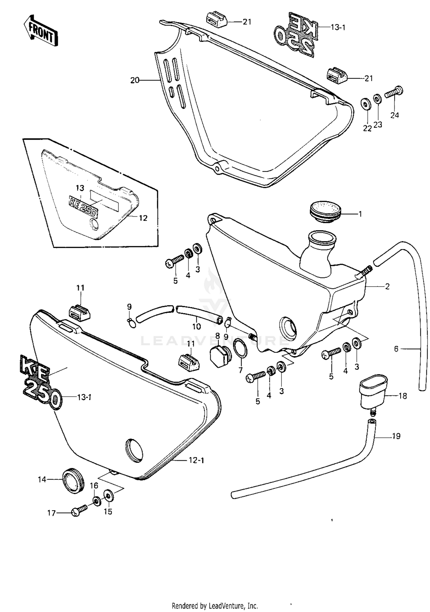 SIDE COVERS/OIL TANK