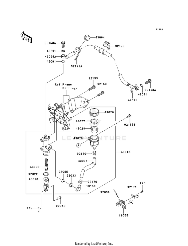 Rear Master Cylinder Schematic