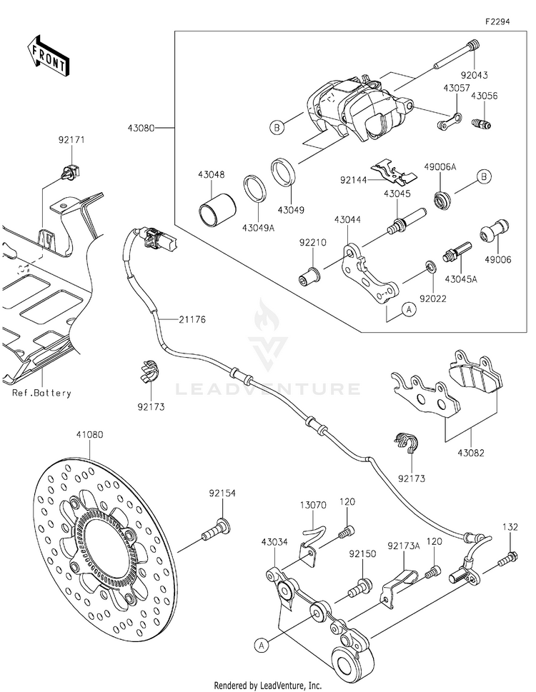 Rear Brake Schematic