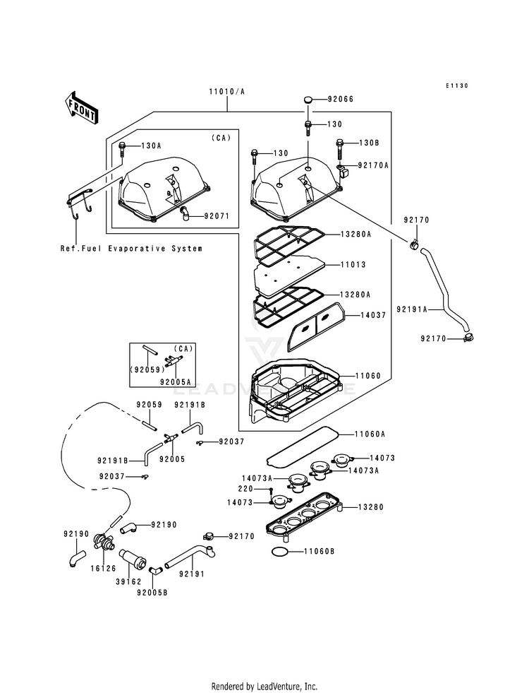 Air Cleaner Schematic
