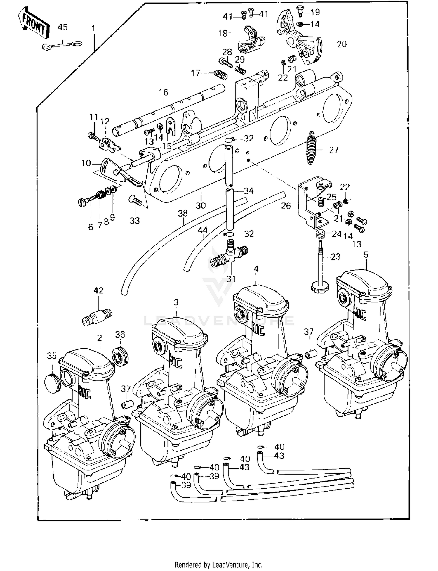 CARBURETOR ASSY (CANADA) ('80 D3)