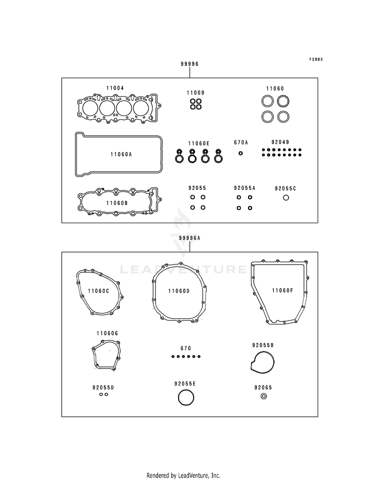 Gasket Kit Schematic