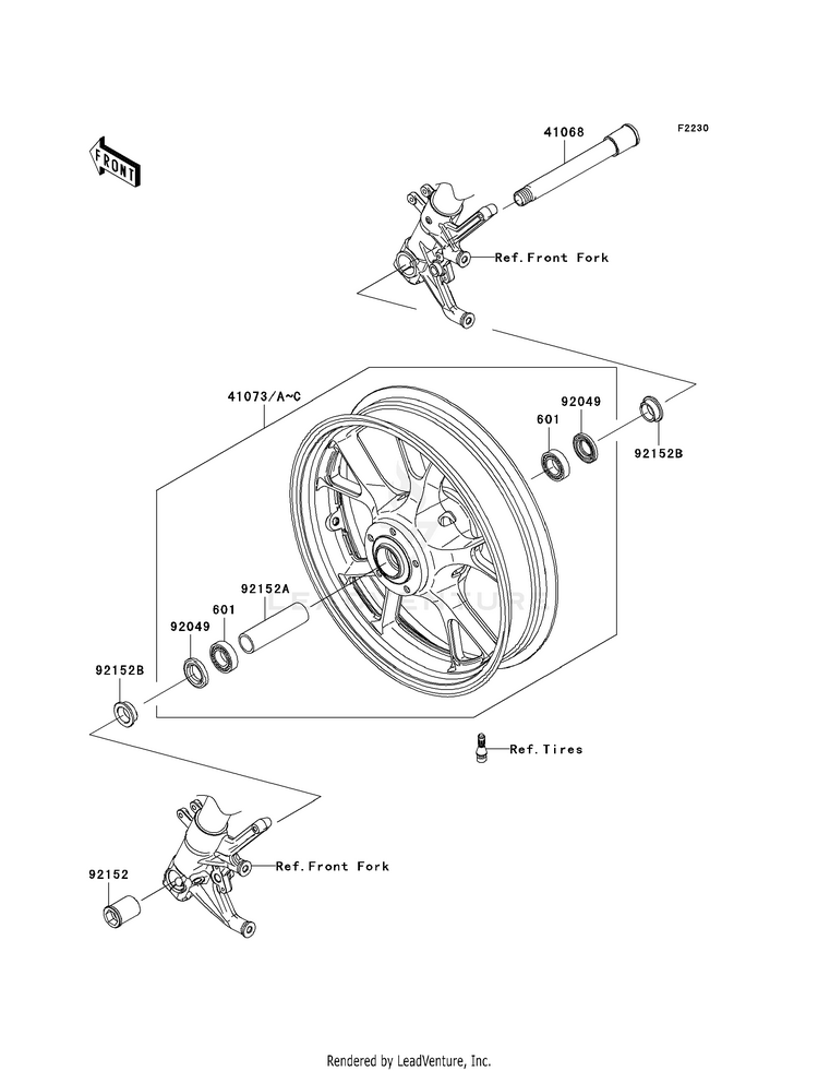 Front Wheel Schematic