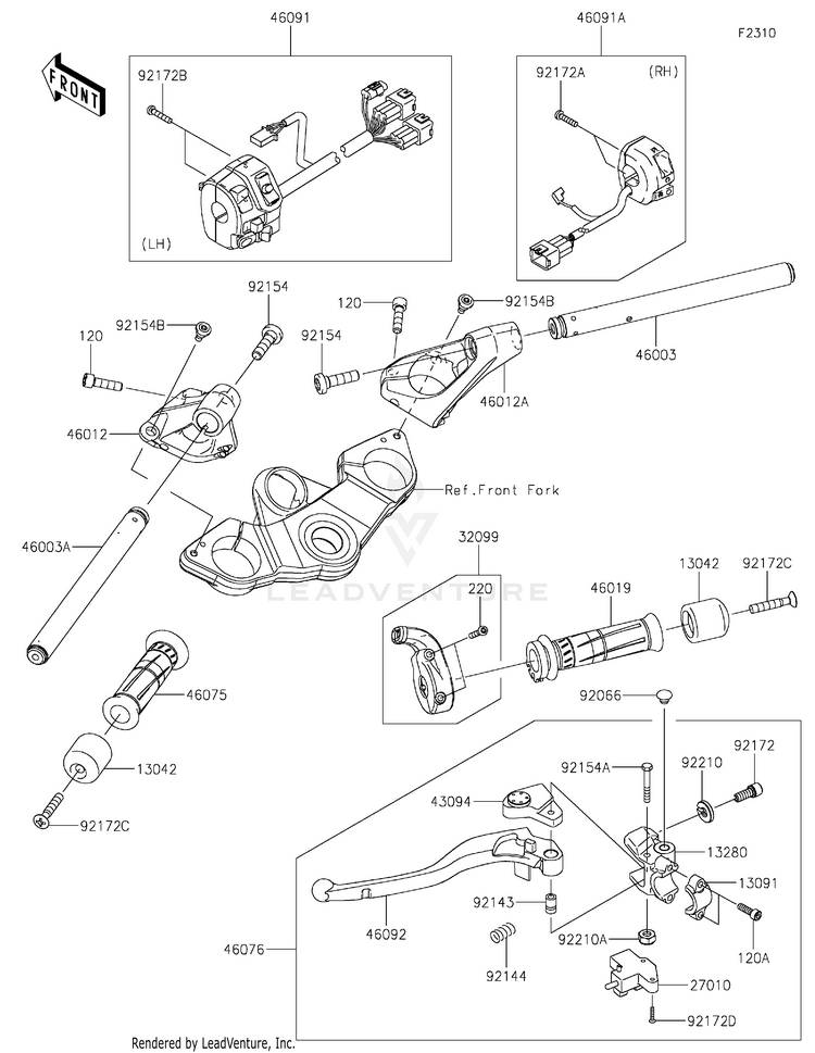 Handlebar Schematic
