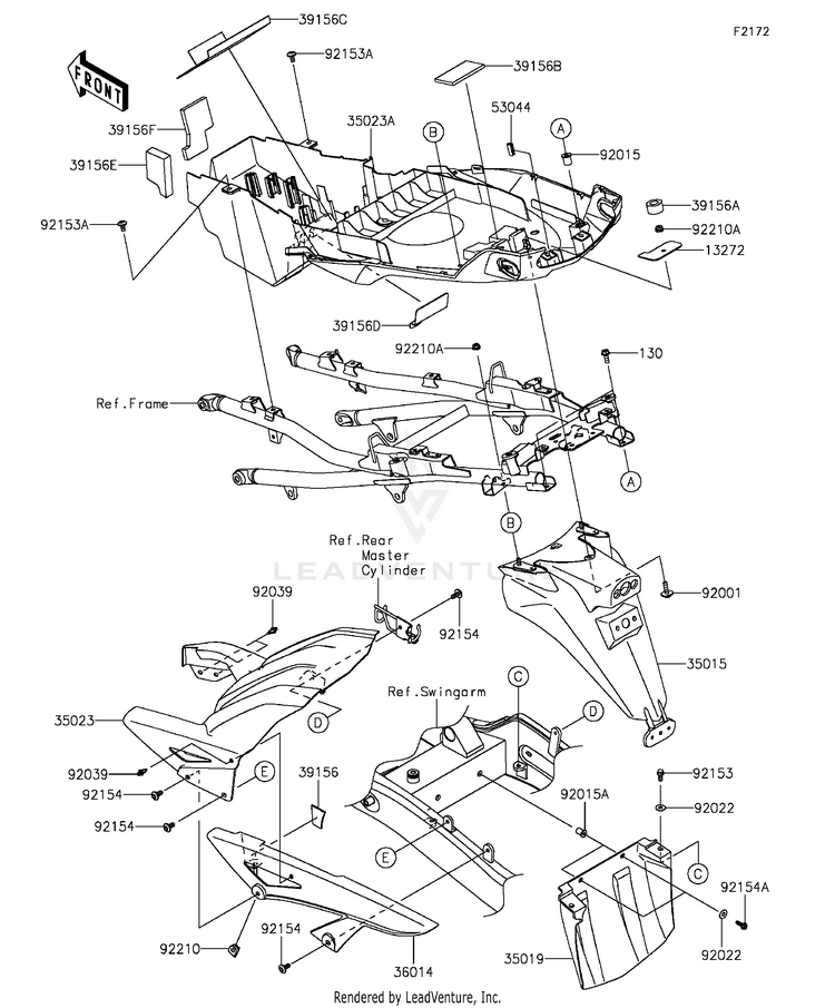 Rear Fender(S) Schematic