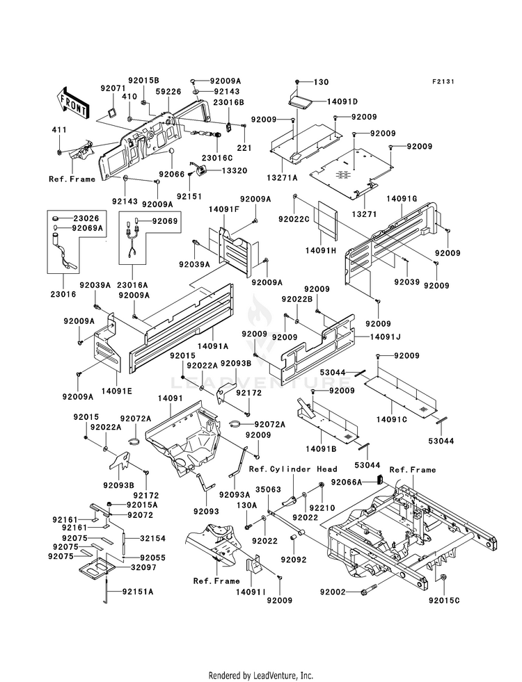 Frame Fittings Schematic