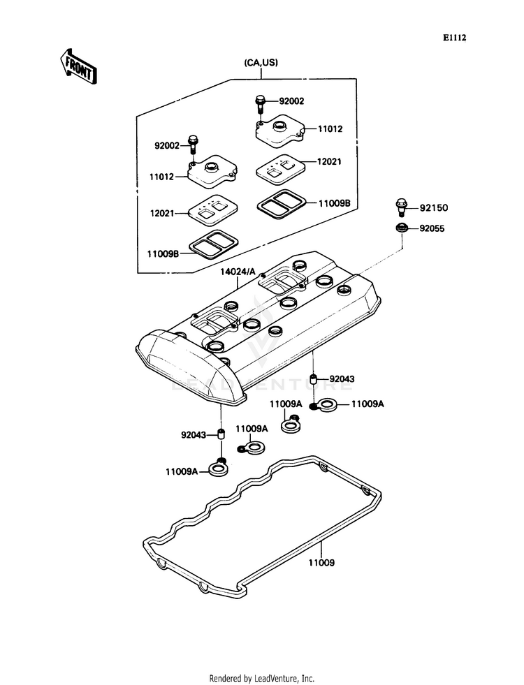 Cylinder Head Cover Schematic
