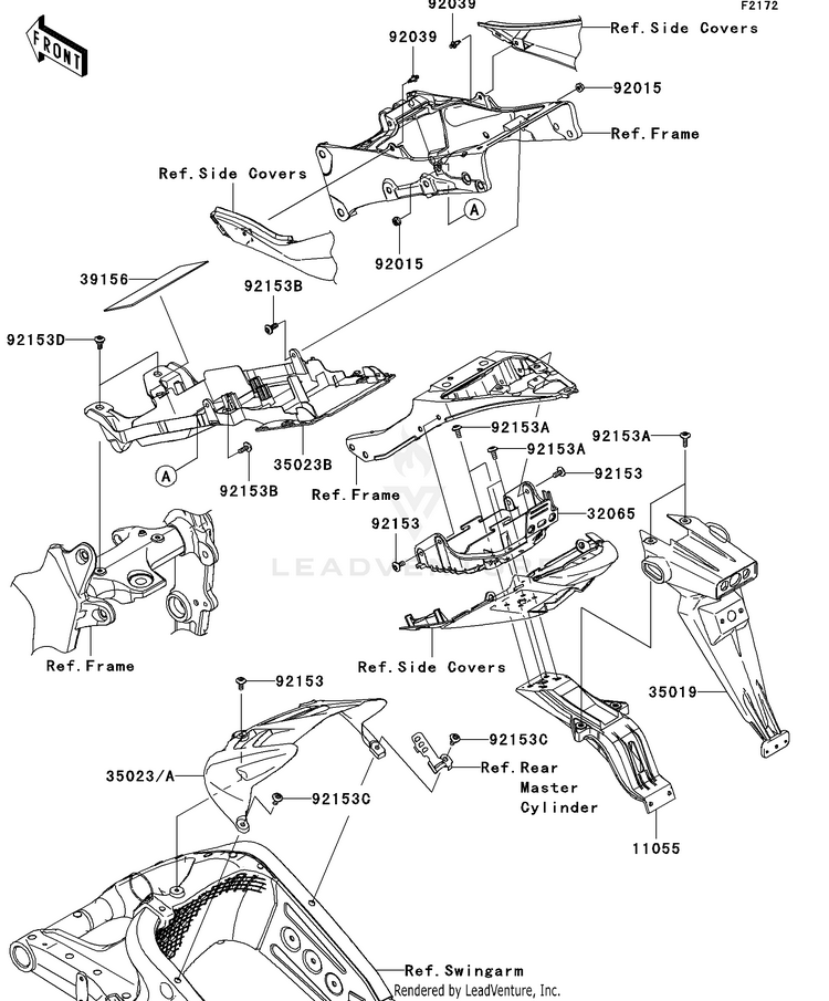 Rear Fender(S) Schematic