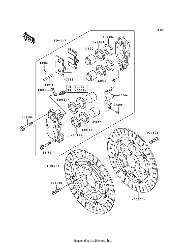 Front Brake Schematic