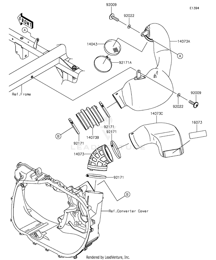 Air Cleaner-Belt Converter Schematic