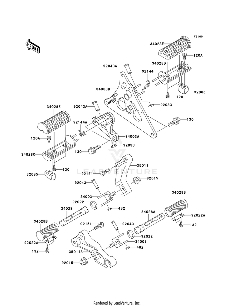 Footrests Schematic