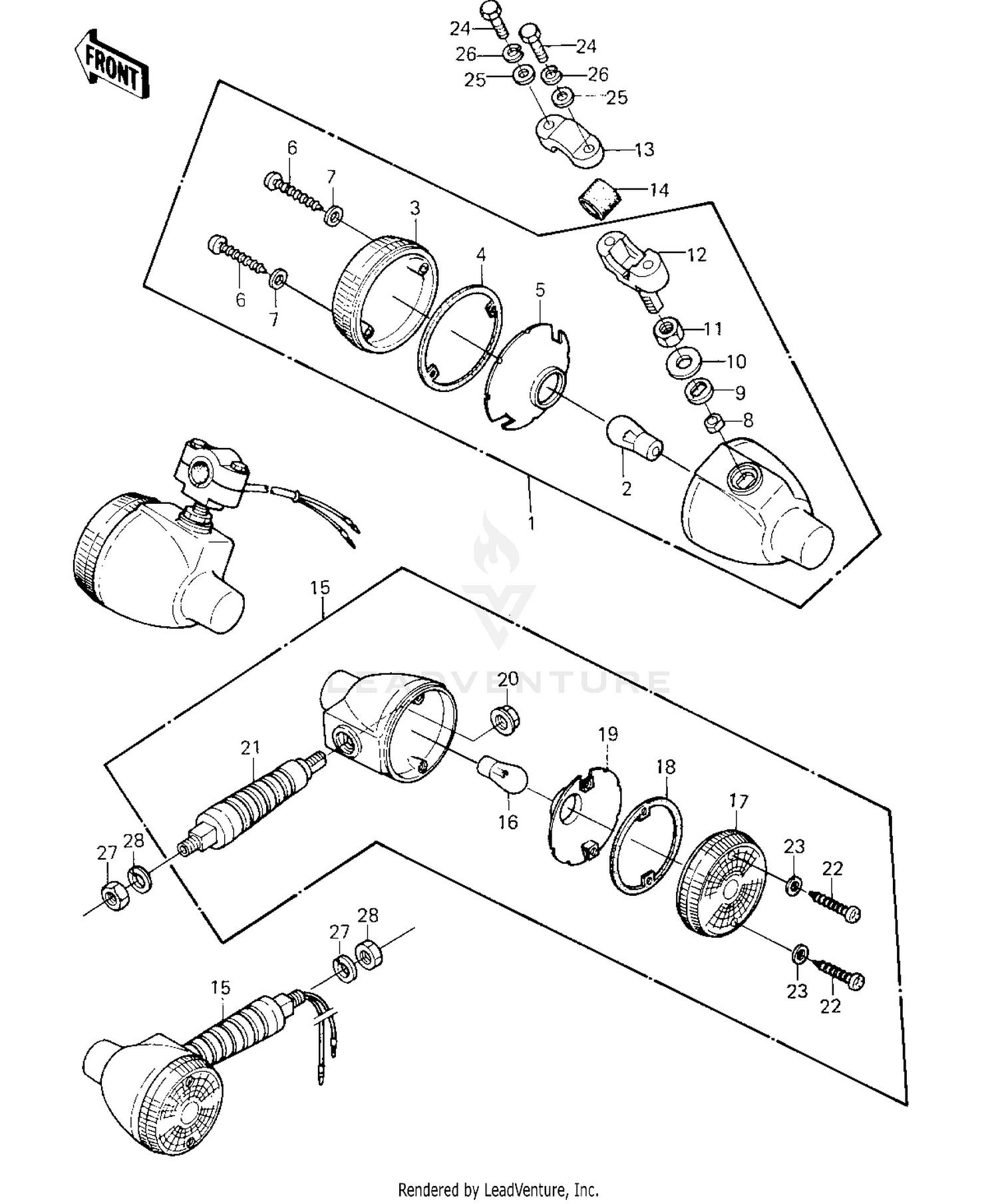 TURN SIGNALS ('80-'81 A7/A8)