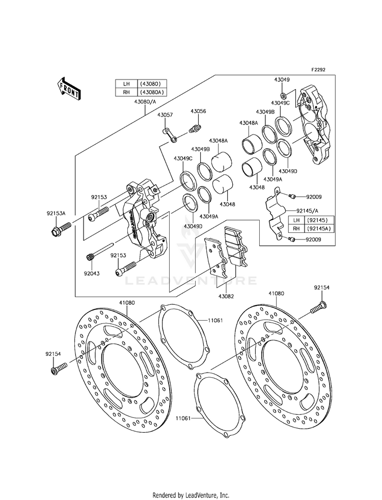 Front Brake Schematic