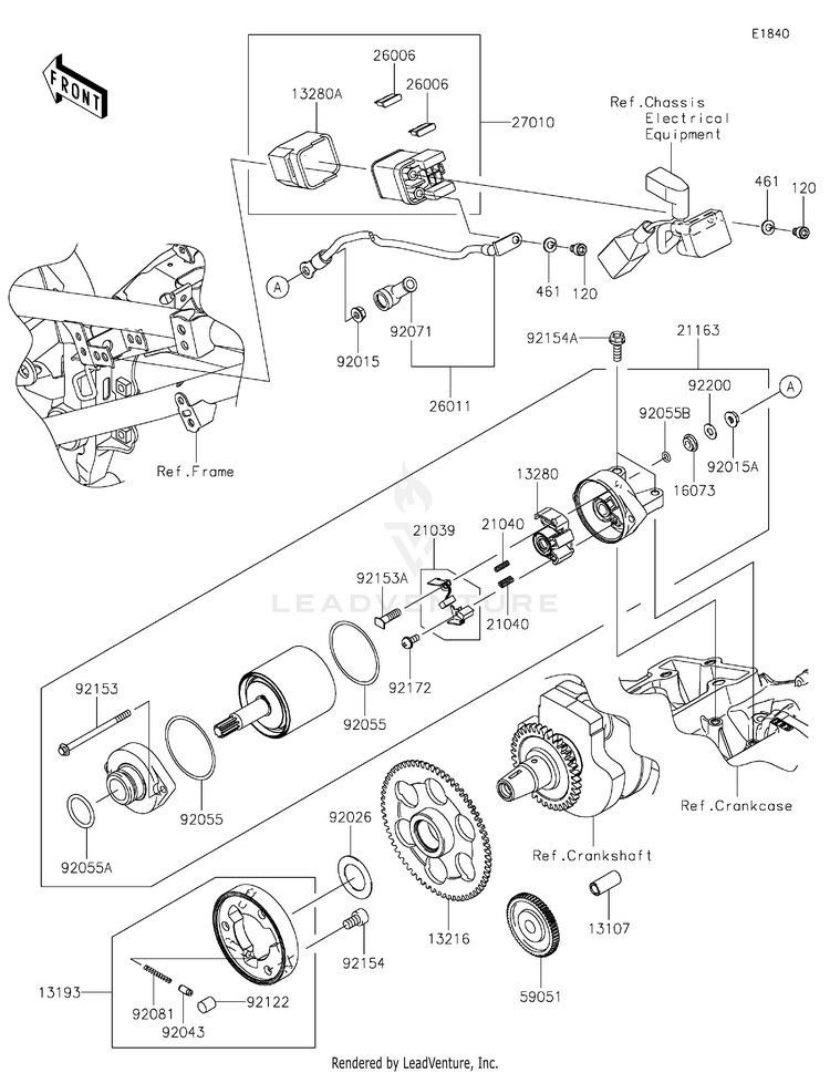 Starter Motor Schematic