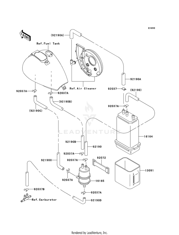 Fuel Evaporative System Schematic