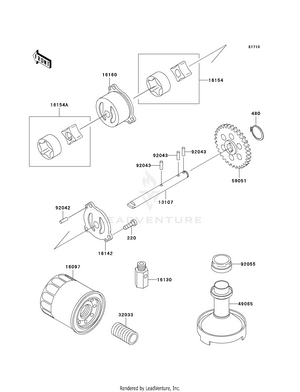 Oil Pump/oil Filter Schematic