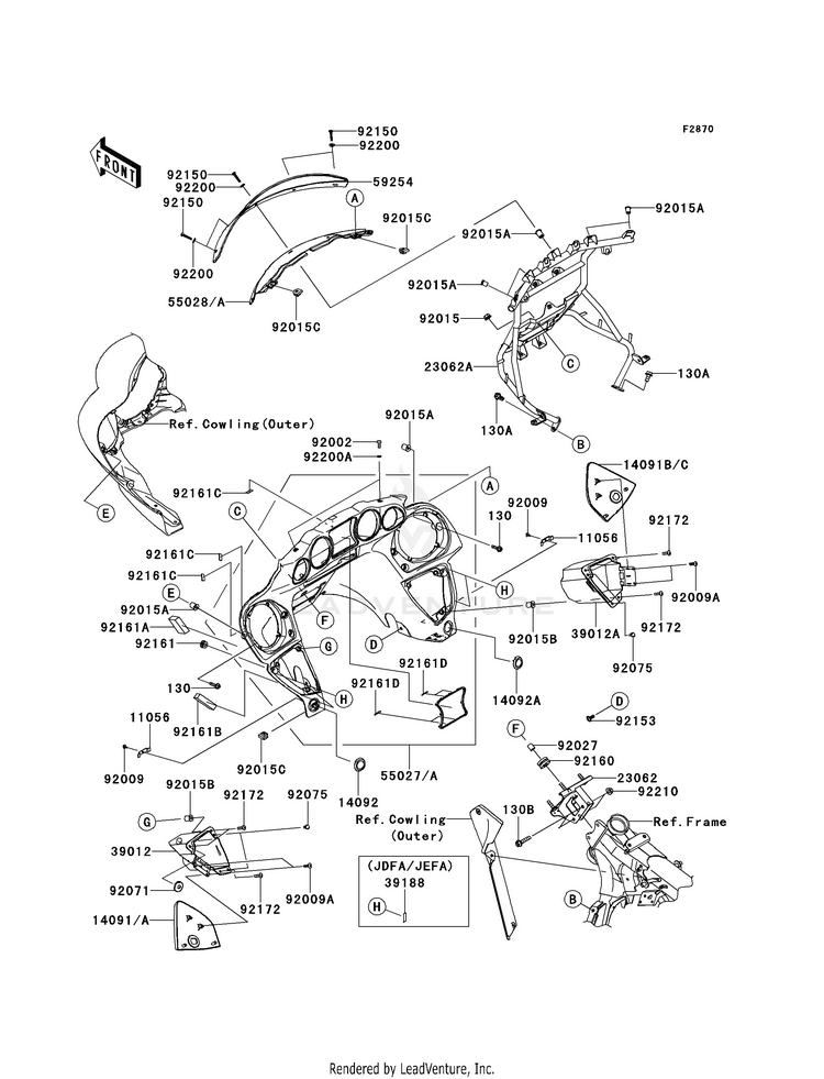 Cowling (Inner) Schematic