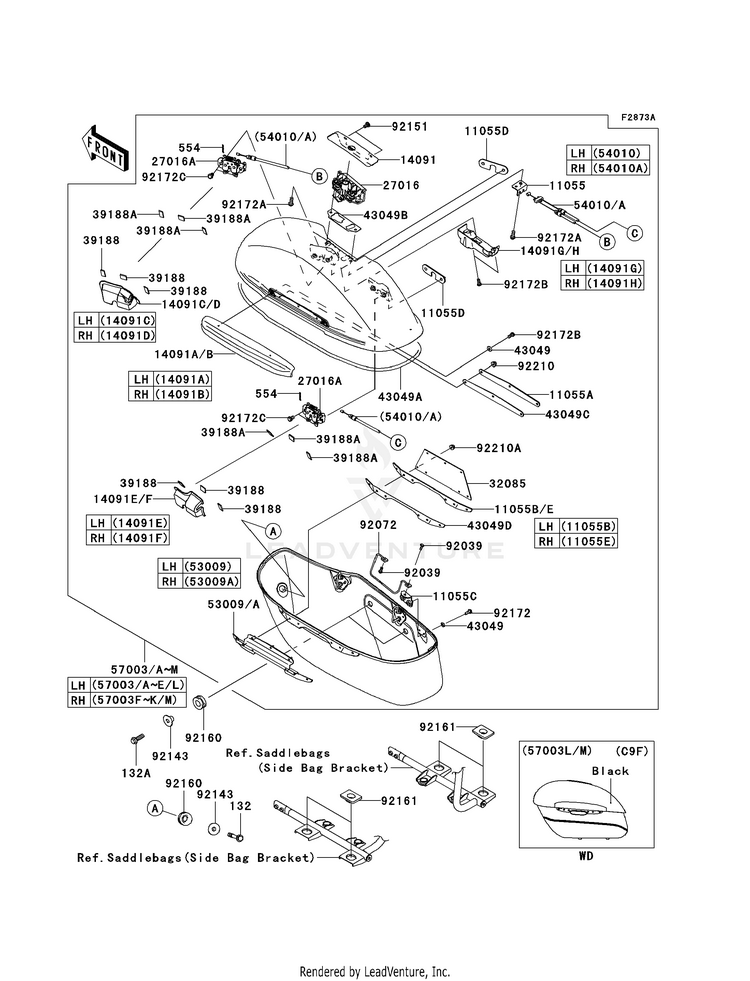 Saddlebags (Side Bag) Schematic