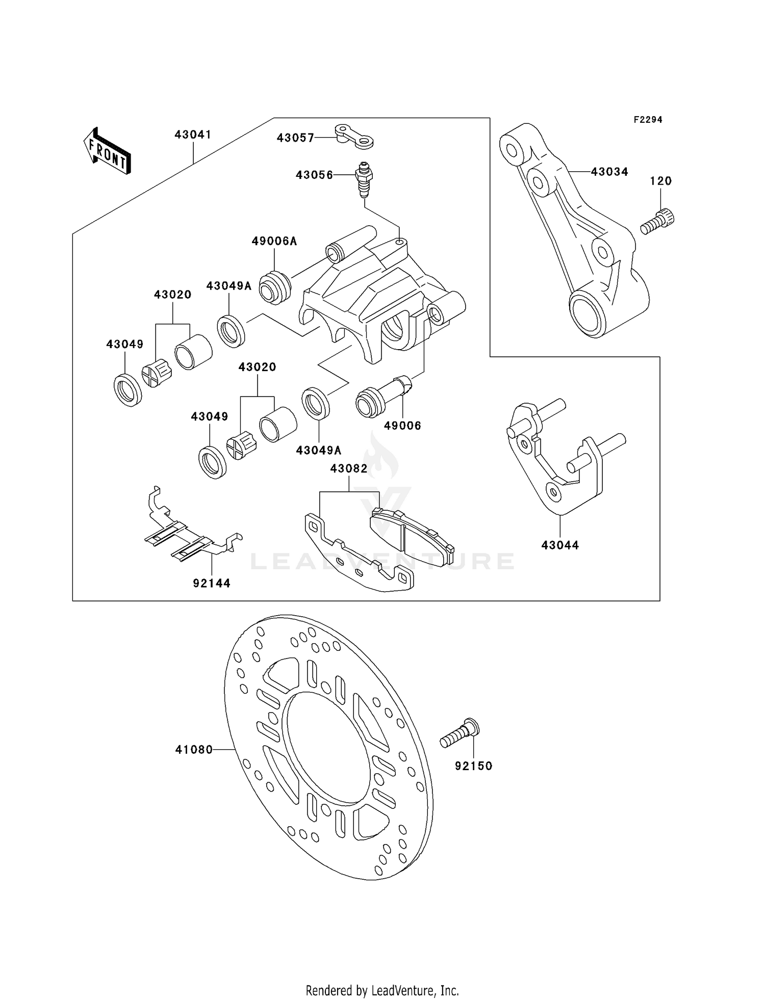 REAR BRAKE (F15-F17)
