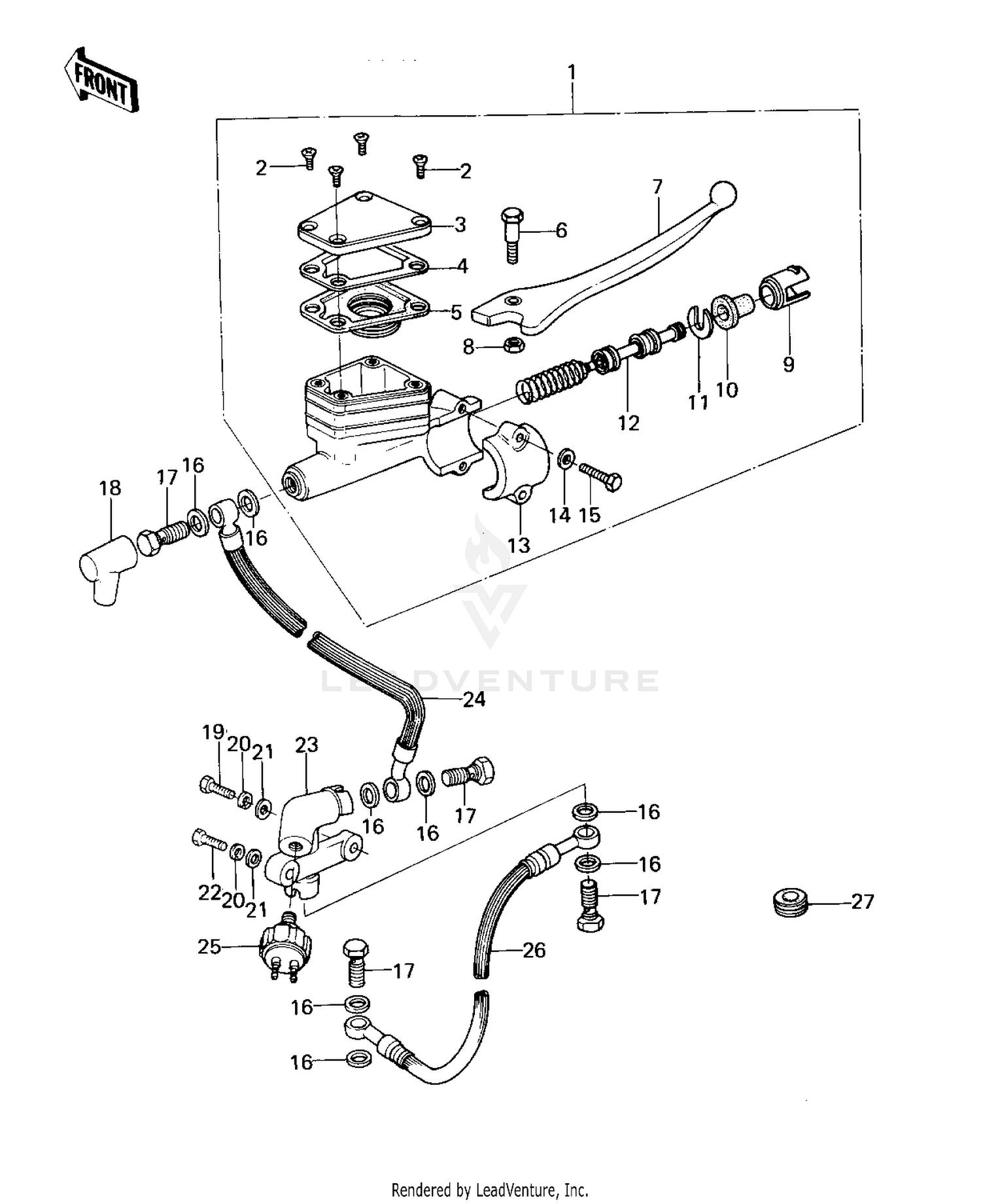 FRONT MASTER CYLINDER
