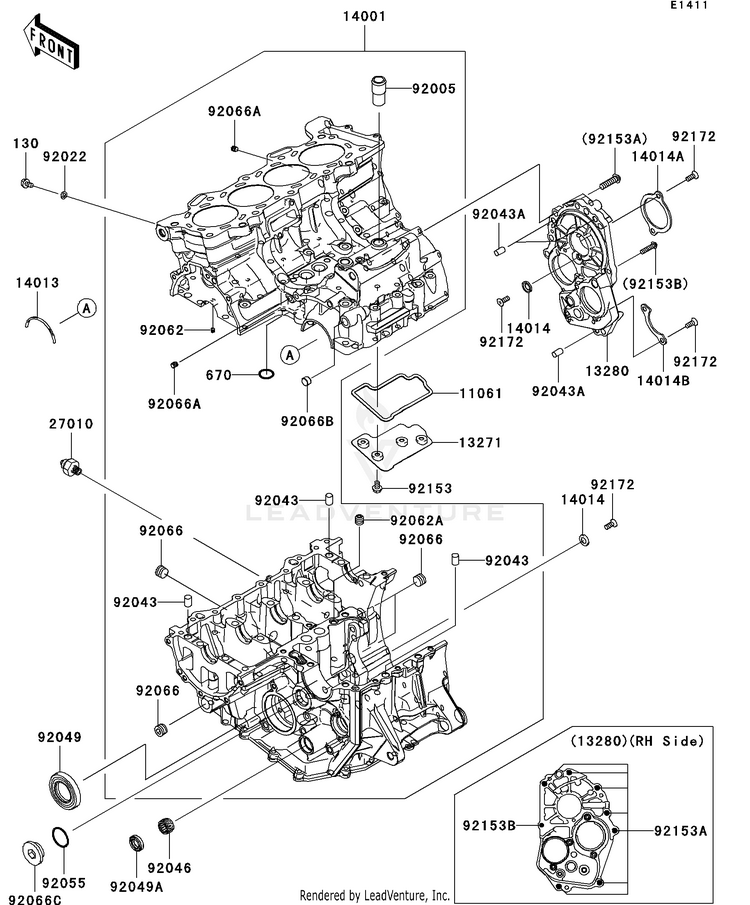 Crankcase Schematic