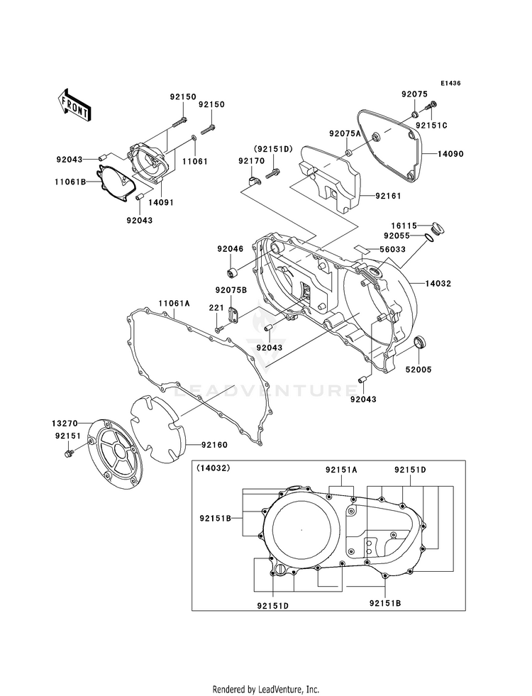 Right Engine Cover(S) Schematic