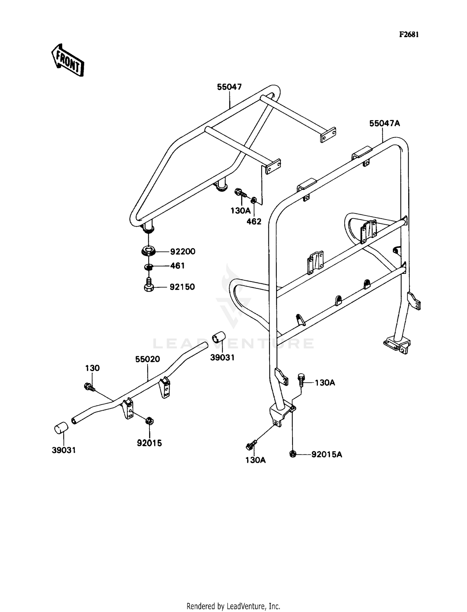 GUARD/CAB FRAME