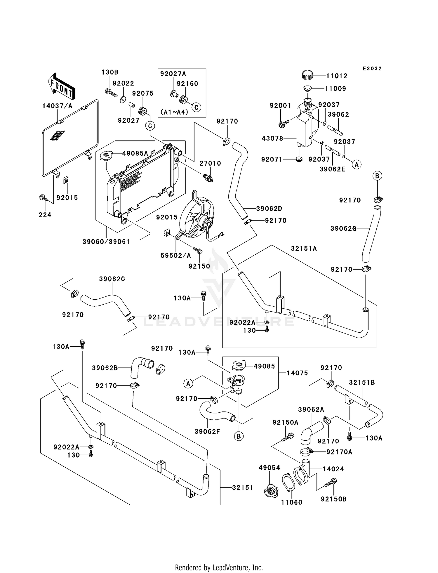 39062-1592 HOSE-COOLING,CAP-RESERVOIR