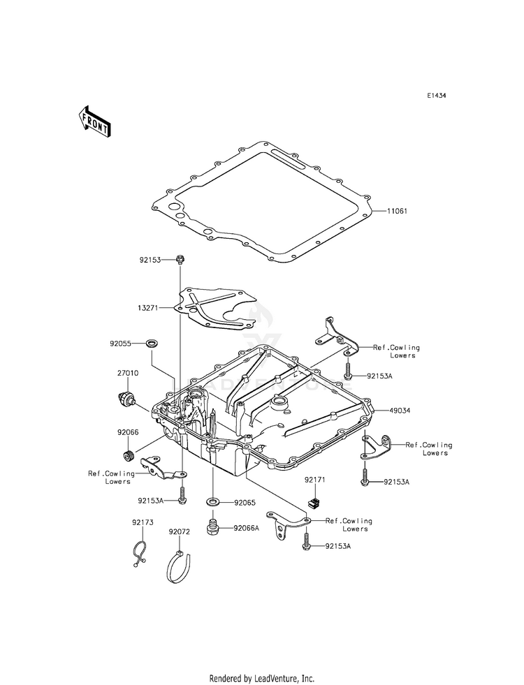 Oil Pan Schematic