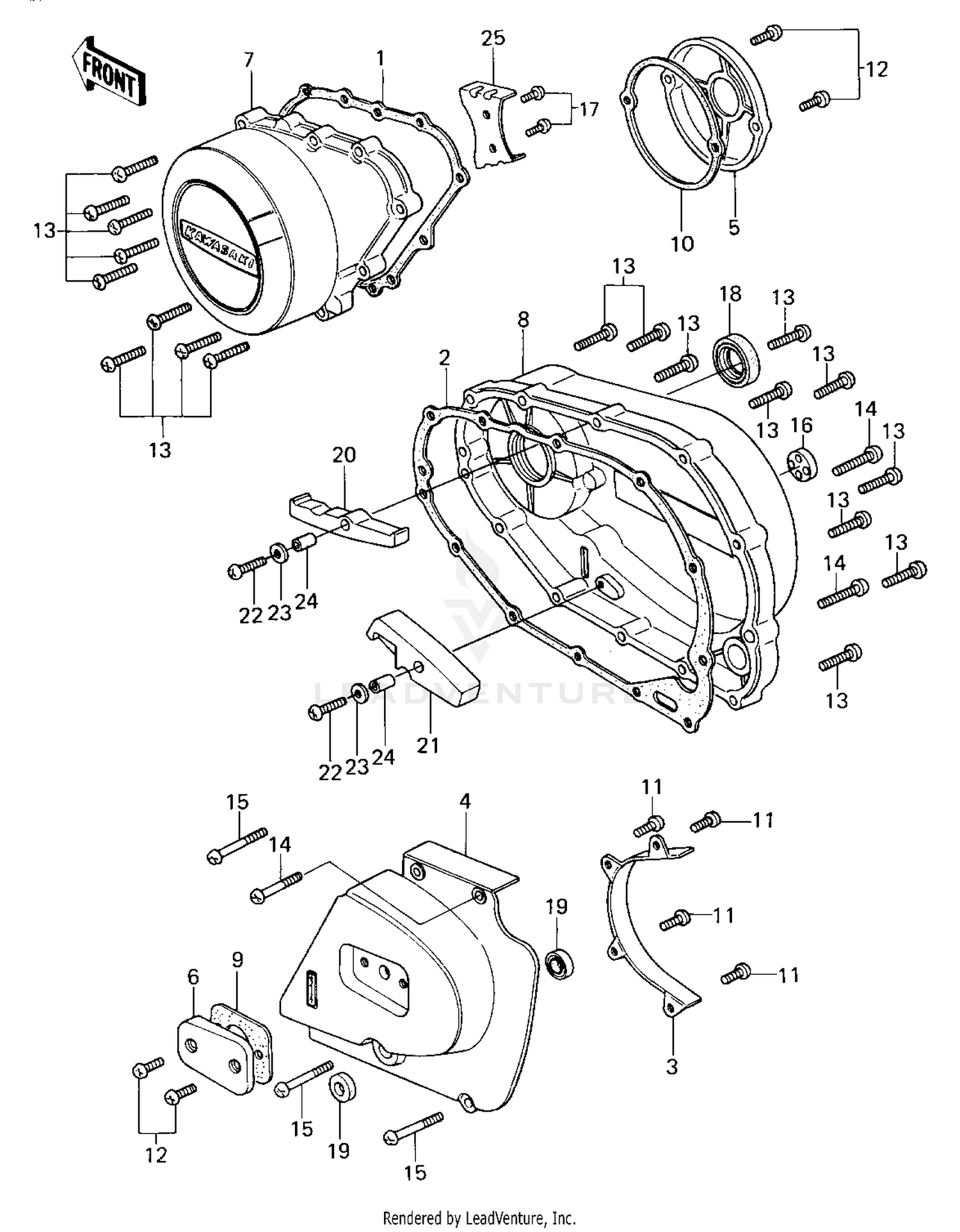 ENGINE COVERS ('80 A1)