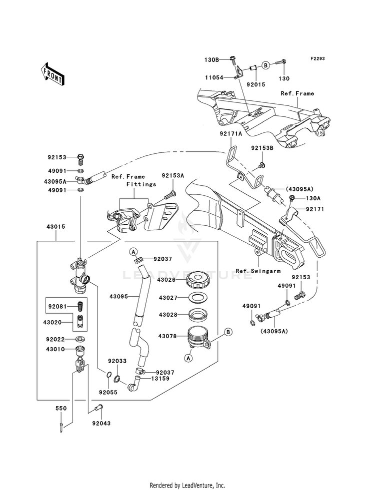 Rear Master Cylinder Schematic