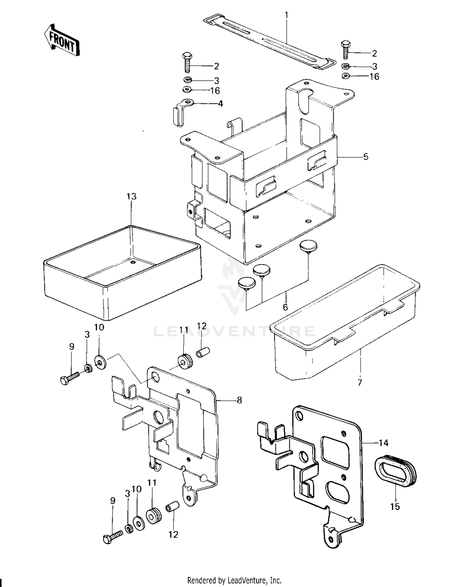 BATTERY CASE/TOOL CASE