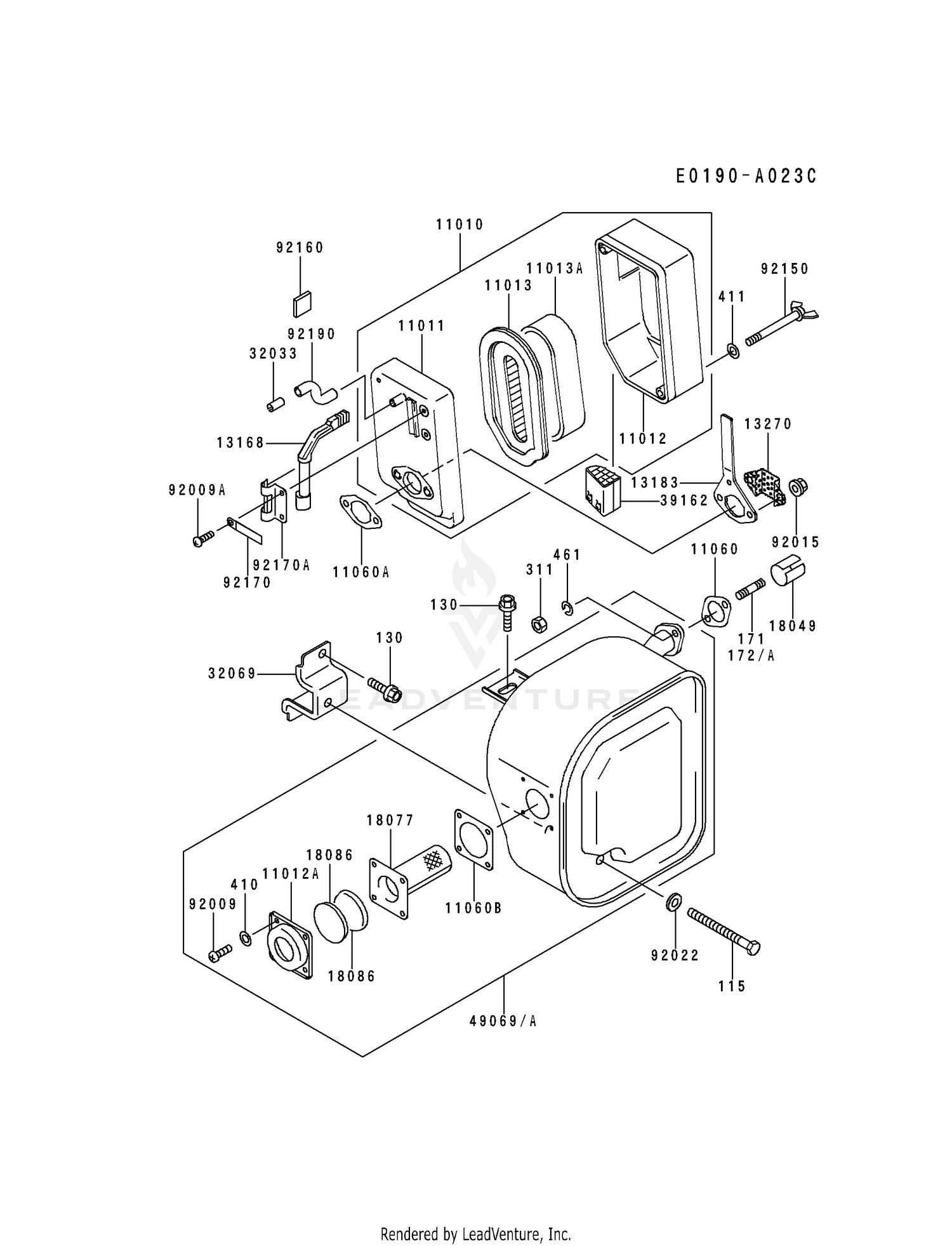 AIR-FILTER/MUFFLER