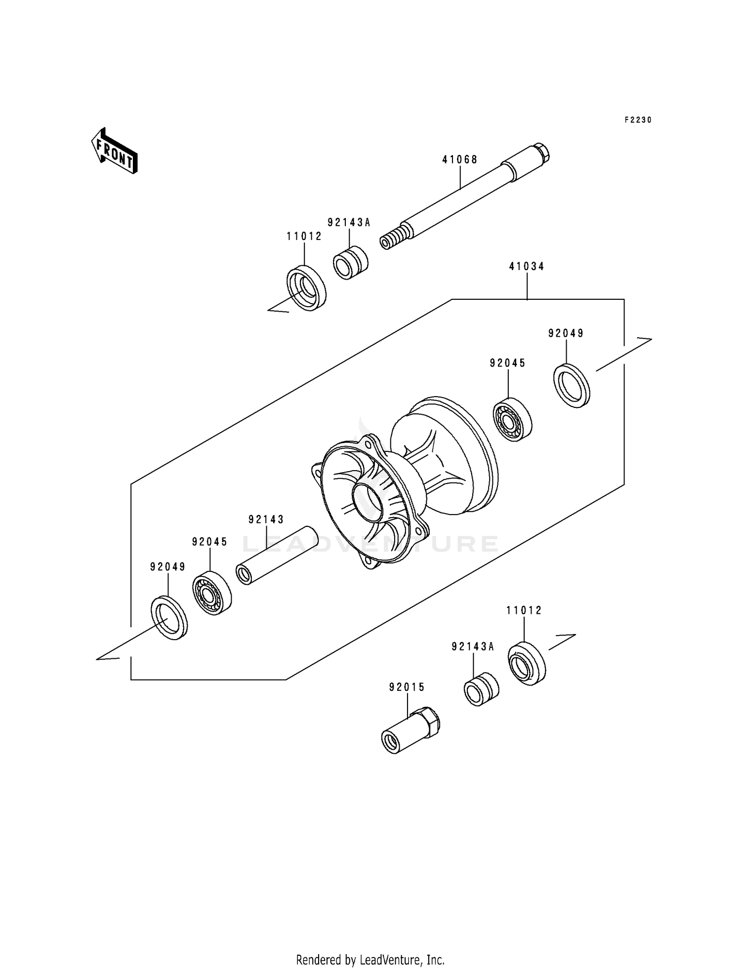 FRONT HUB