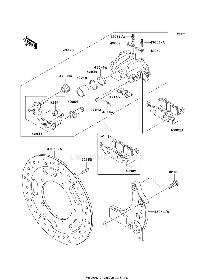 Rear Brake Schematic