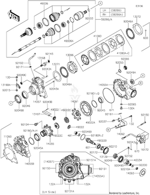 Drive Shaft-front 4 Schematic