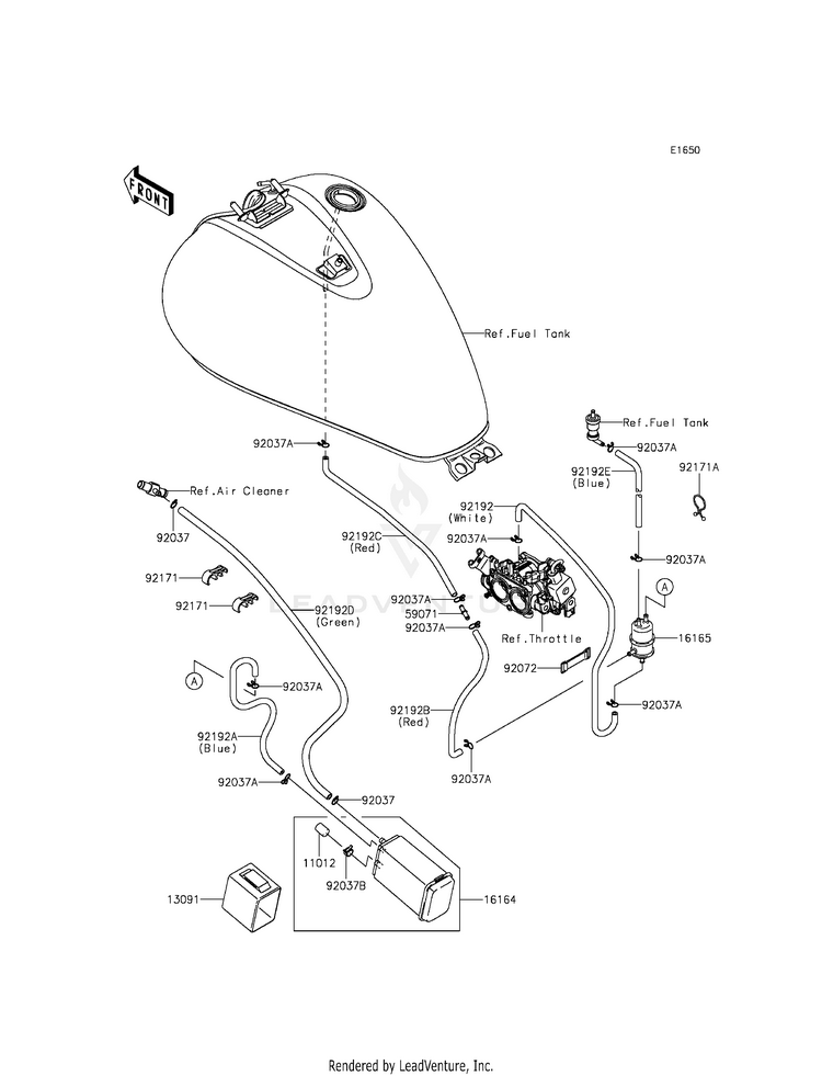 Fuel Evaporative System (Ca) Schematic