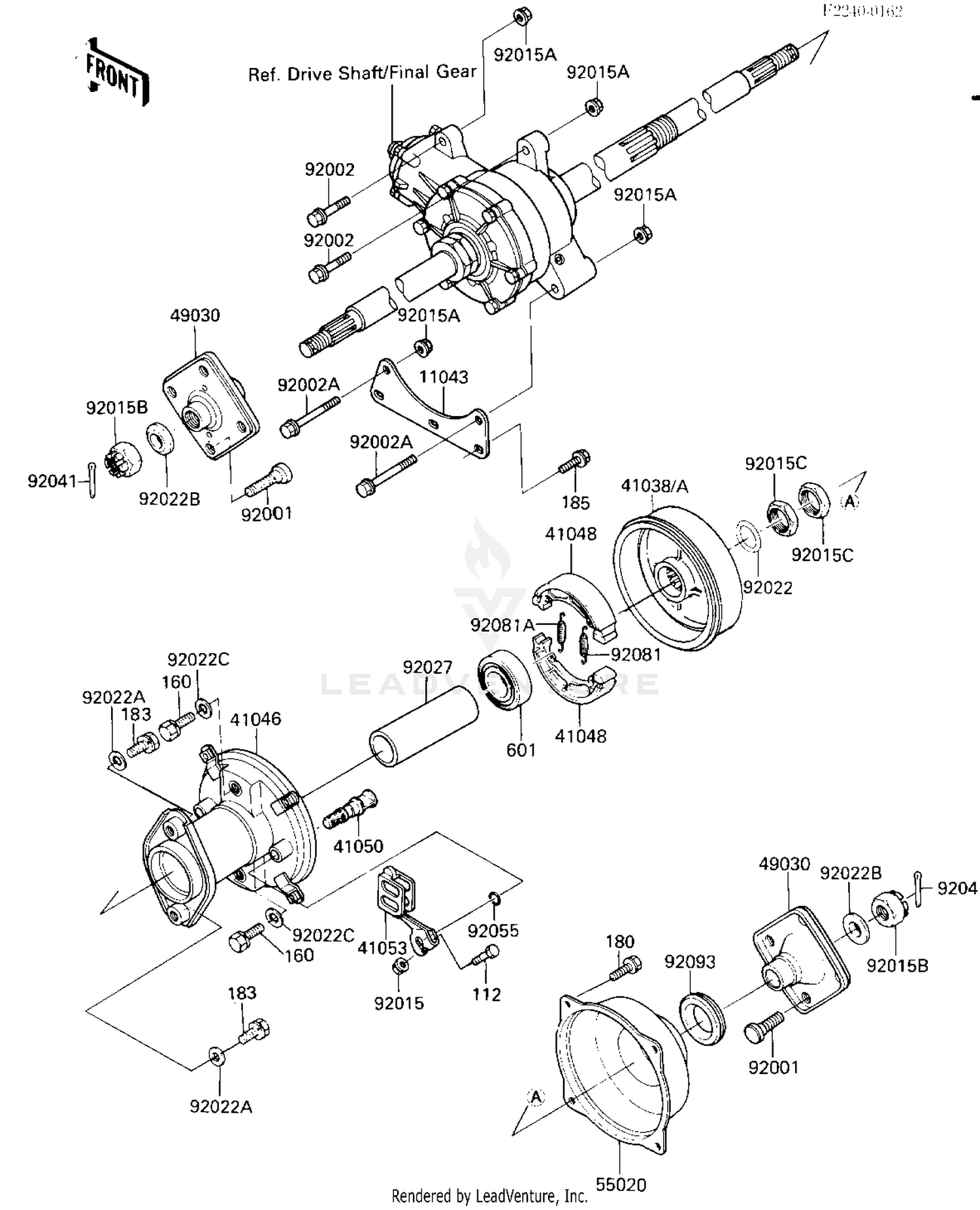 REAR HUB/BRAKE