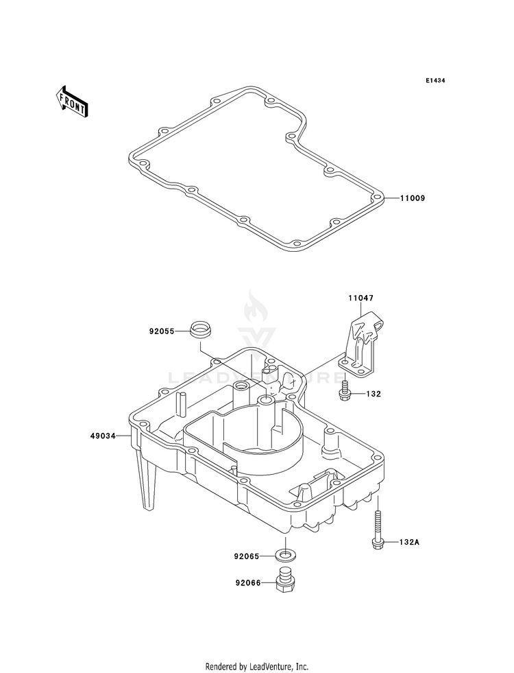 Oil Pan Schematic