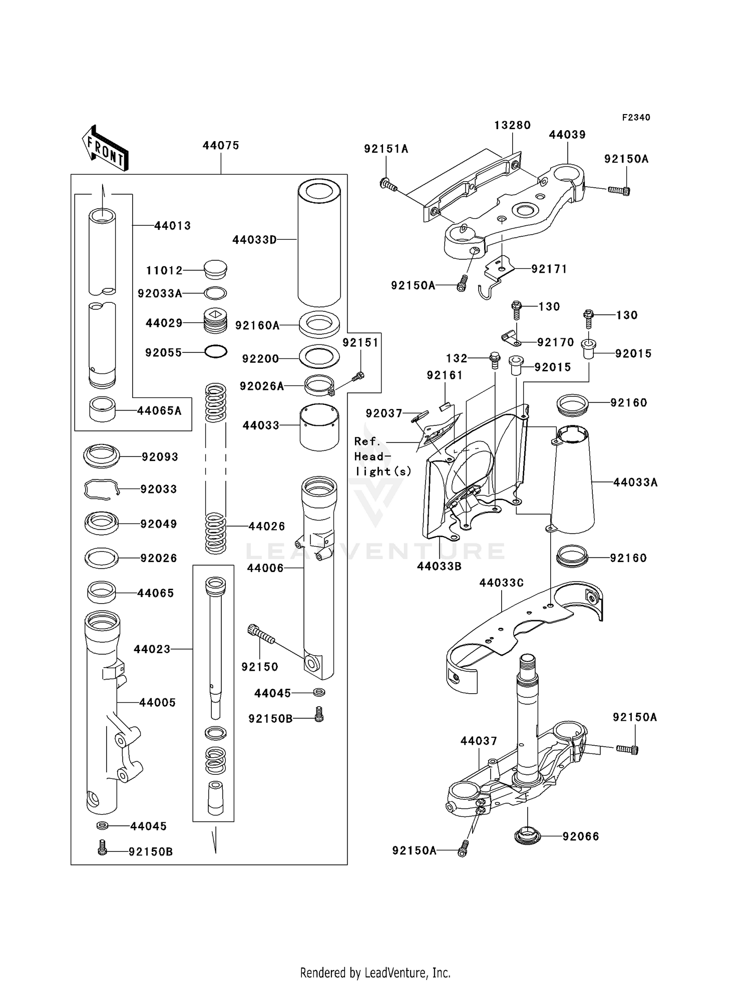 FRONT FORK (N6F)
